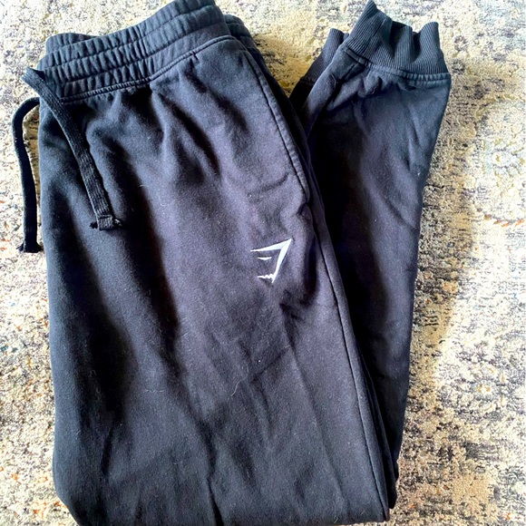 Gymshark Pants Mens Black Gymshark Joggers Poshmark